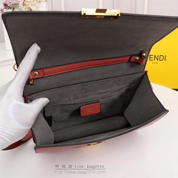 FENDI女包 升級版FENDI 2019最新早春走秀系列 KANI手袋 F0175 芬迪女斜挎包  fdz2023